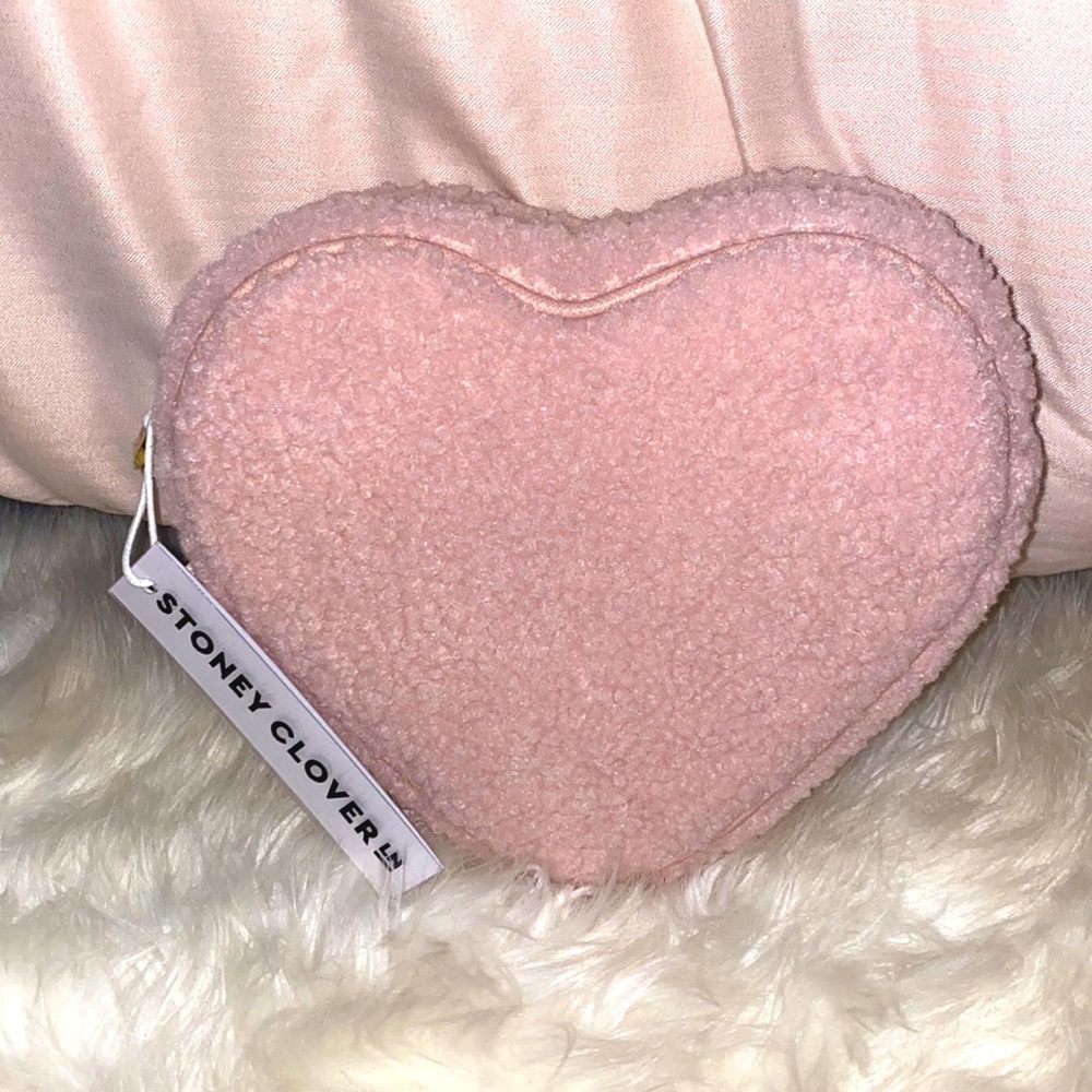 Stoney Clover Lane Cozy Rose Heart Pouch